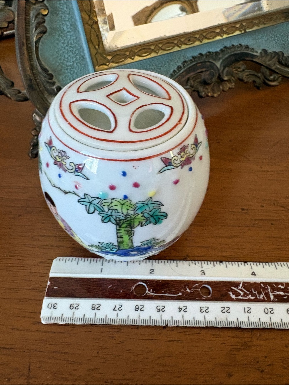 Mini Asian Cachepot / Garden Stool - Picture 9 of 10